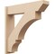 Ekena Millwork 7 1/2-in W x 32-in D x 32-in H Balboa Slat Rough Cedar Woodgrain TimberThane Outlooker, Primed Tan OUTUR075X32X32BOA24RCPR - alternate 1